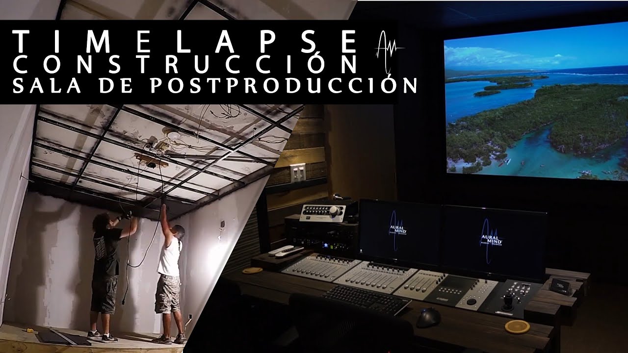 ESTUDIO de GRABACIÓN y MEZCLA 5.1 | TIMELAPSE de CONSTRUCCIÓN