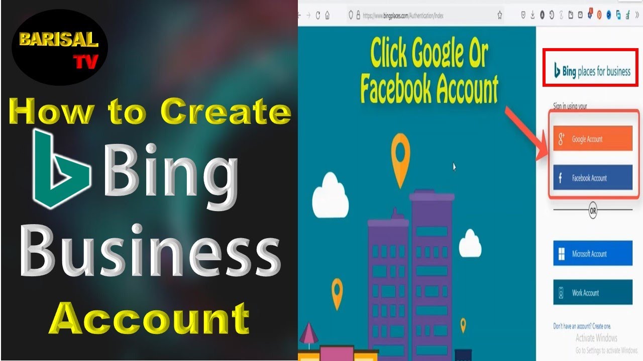 How to Create Account Bing Places for Business