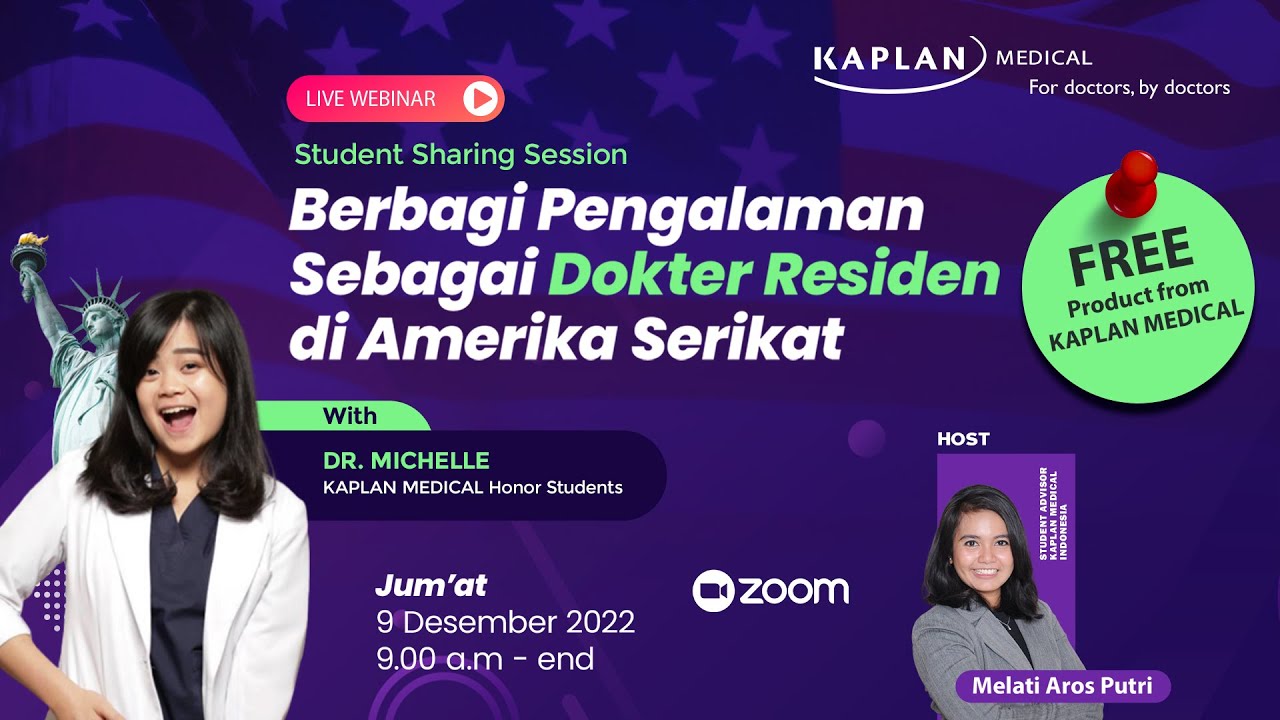 Kaplan Medical Indonesia: Student Sharing Session with Dr. Michelle
