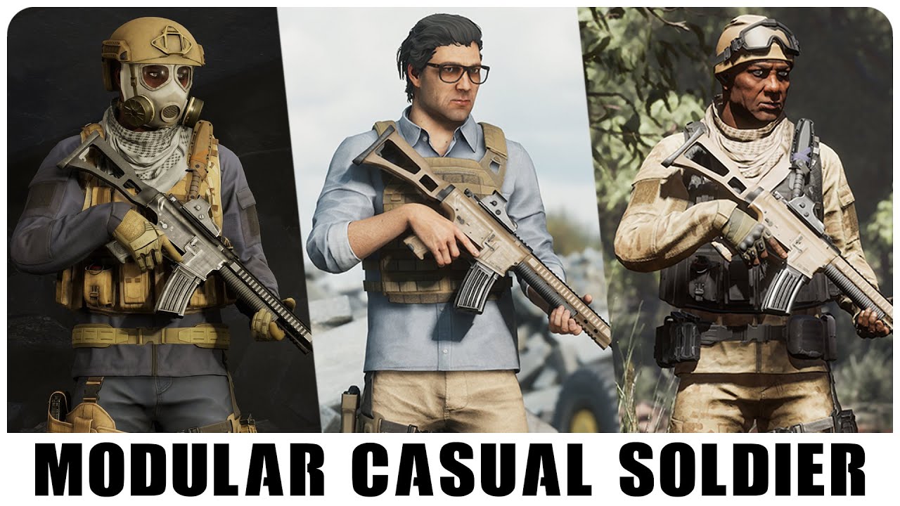 Modular Casual Military Soldier