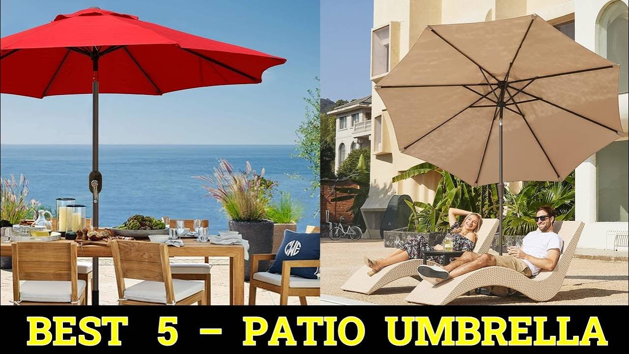 TOP 5 Best Patio Umbrella review 2026 (Ultimate Outdoor comford)