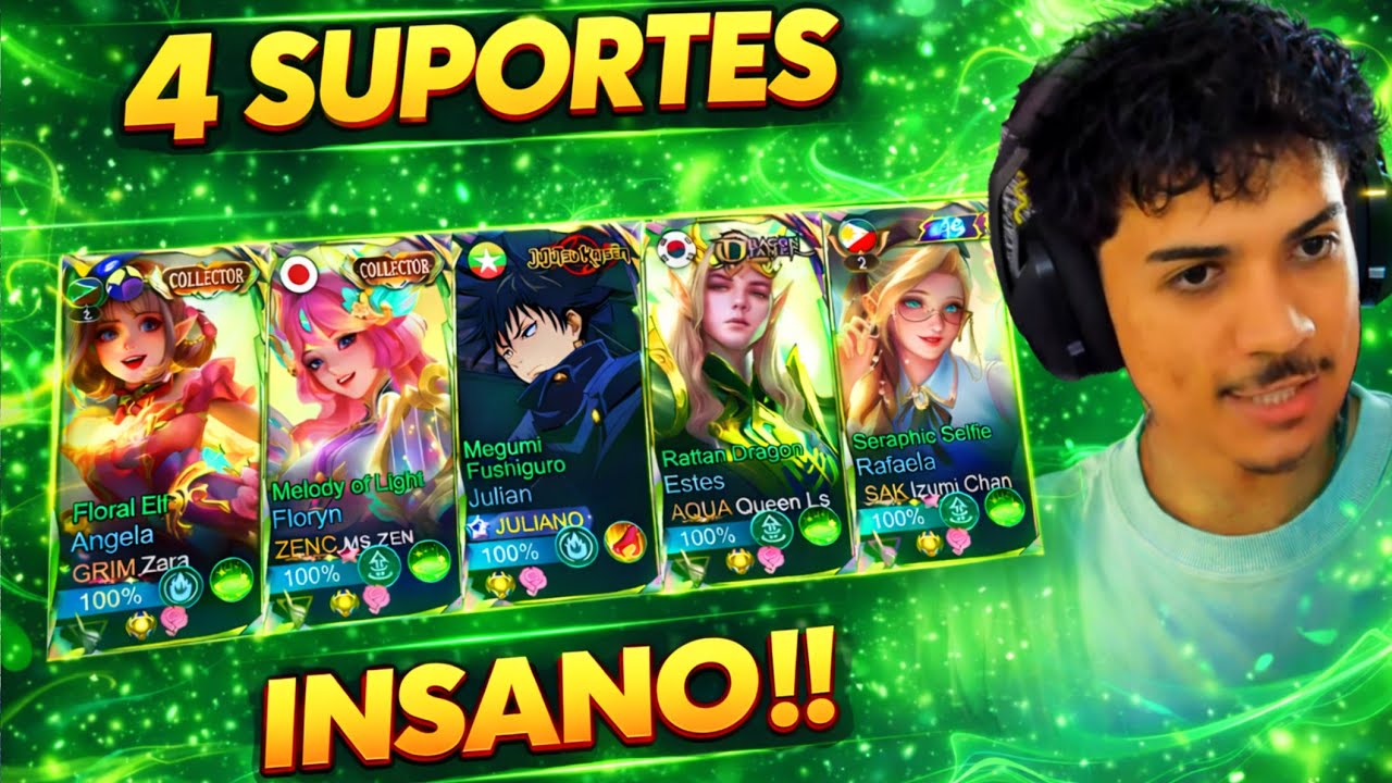 ESSE JULIAN FICOU IMORTAL COM 4 SUPORTES !!!
