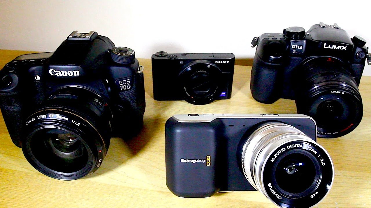 SUPER SHOOTOUT - BMPCC vs GH3 vs 70D vs RX100 - BlackMagic Pocket Cinema Camera Review