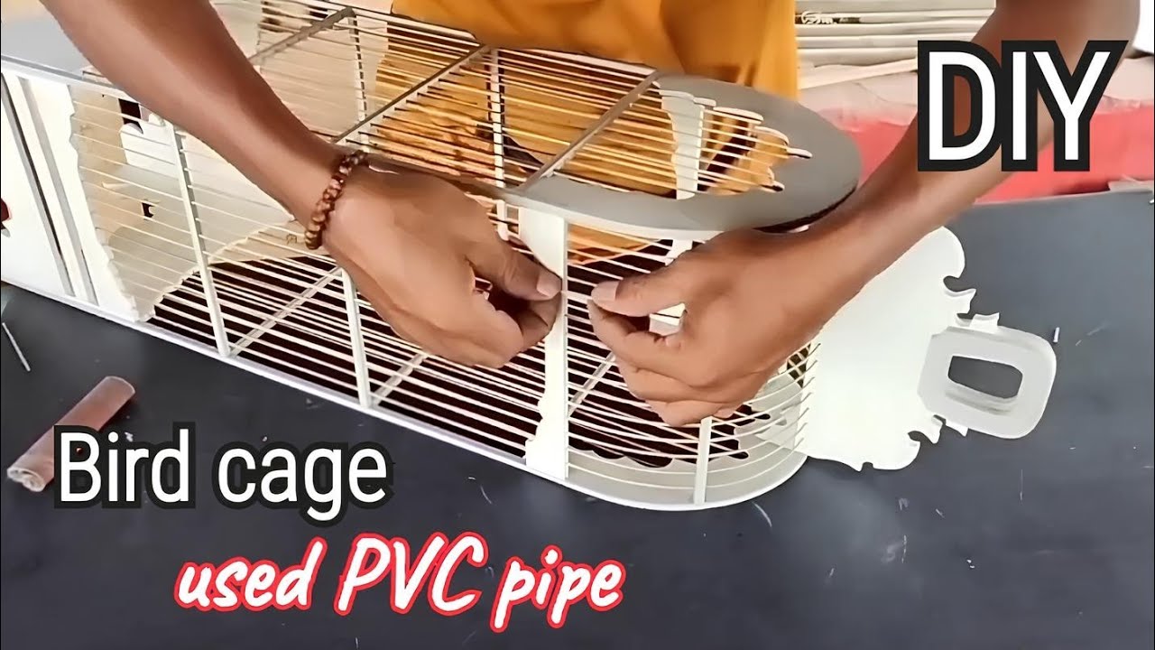 Making a beautiful cage from PVC (DIY)