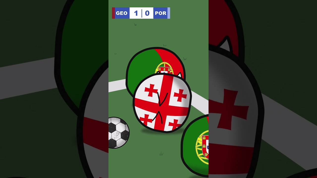 Georgia VS Portugal | UEFA EURO 2024 🇬🇪-🇵🇹 #football #euro2024 #georgia #portugal