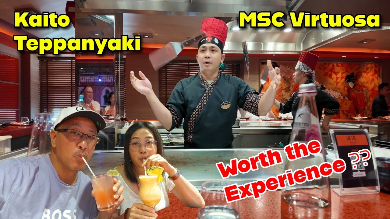 MSC Virtuosa 2025 | Speciality Dining | Kaito Teppanyaki Review