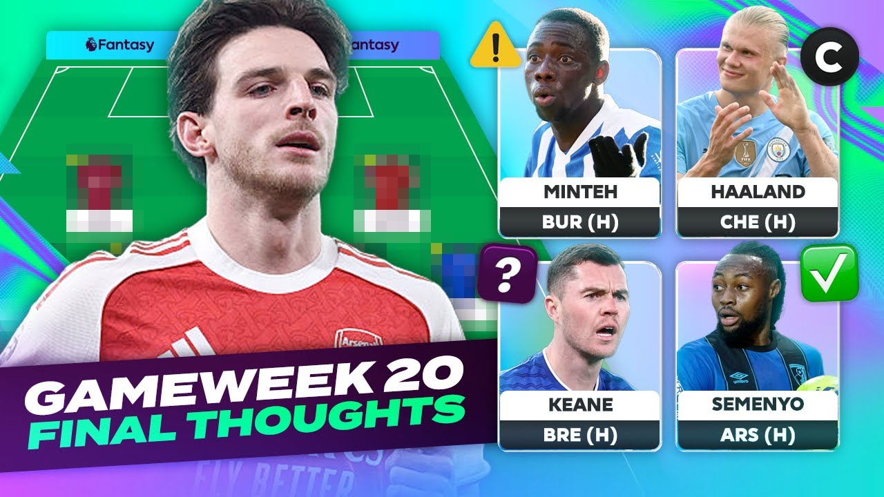 🚨 TEAM NEWS 🚨 FPL FINAL THOUGHTS GAMEWEEK 20 🔥 | Fantasy Premier League Tips 2025/26