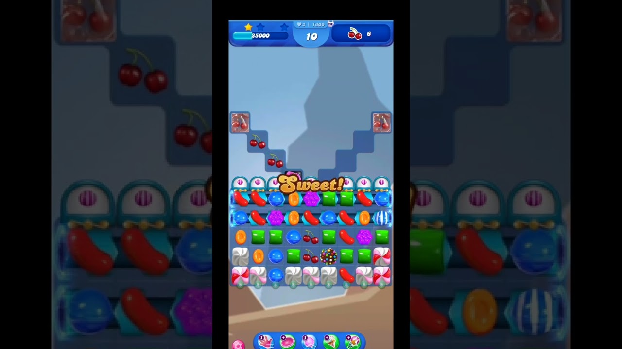 1600 Level in candy crush saga 💯👍