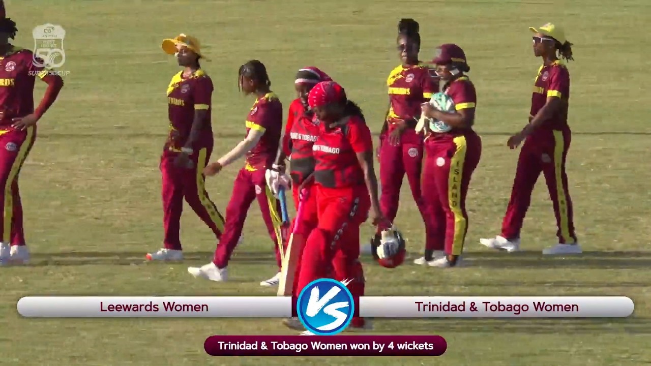 Cricket highlights today match: Trinidad & Tobago Women vs Leeward Islands Women West Indies Super50