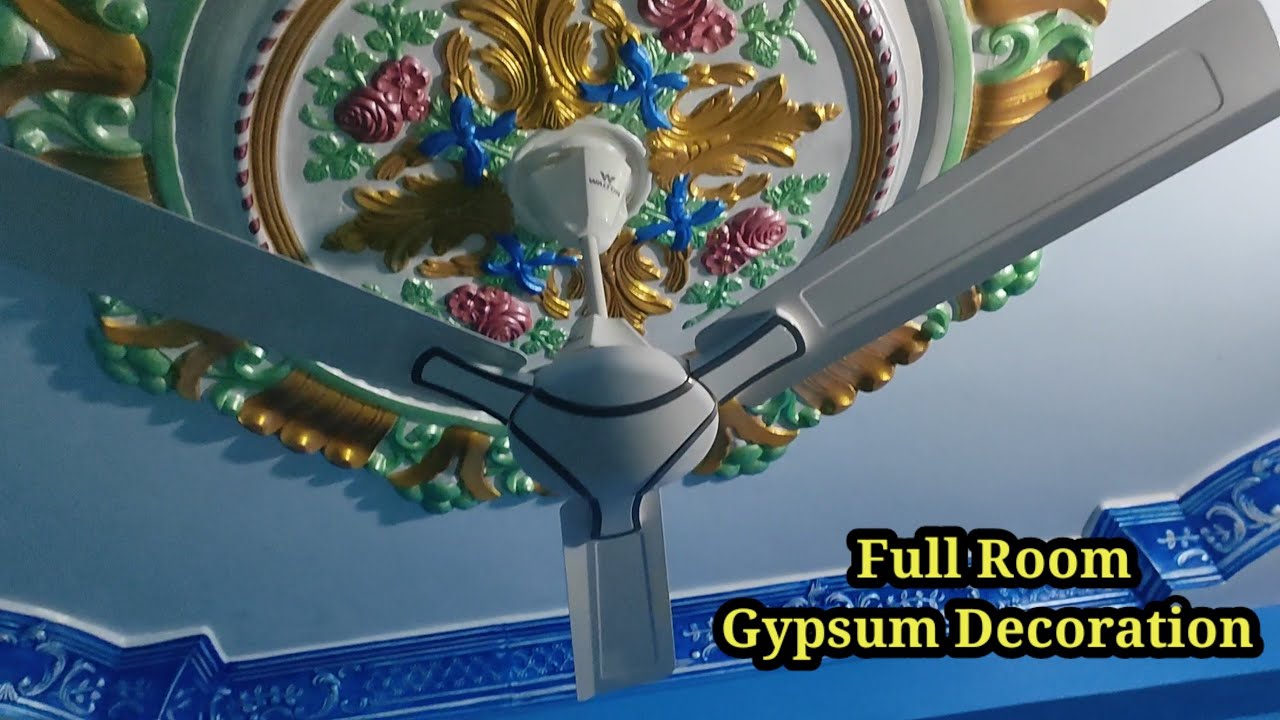 Gypsum Decoration full Room completed।ফুল রুম ডিজাইন করুন।BD Gypsum Decoration New video. 2023