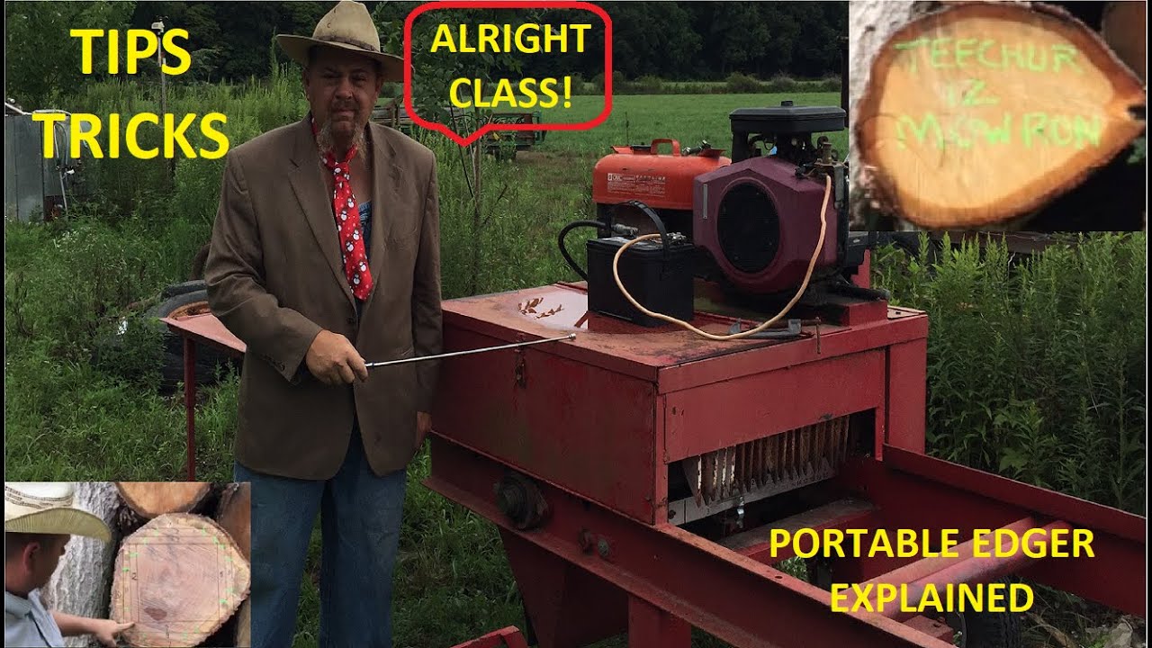HILARIOUS! Portable twin blade edger explained Walk through DEMO Increase production; TIPS TRICKS