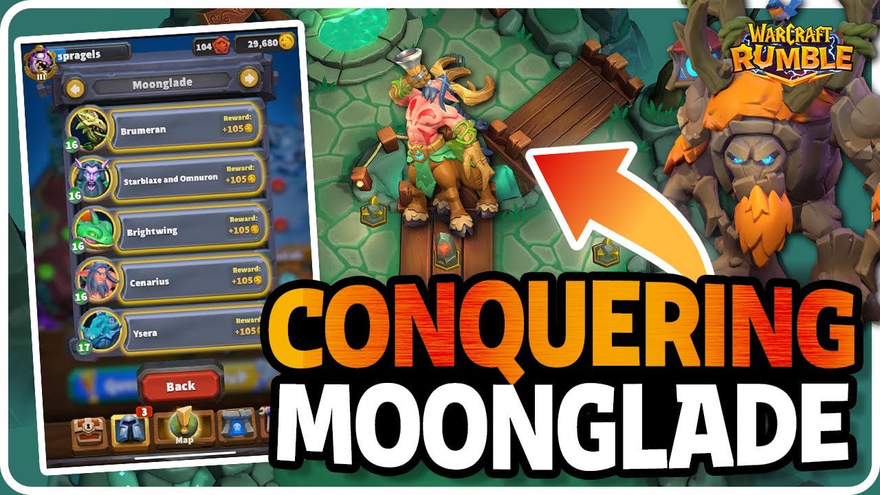 Full Cenarion Team Beats Moonglade! | Warcraft Rumble