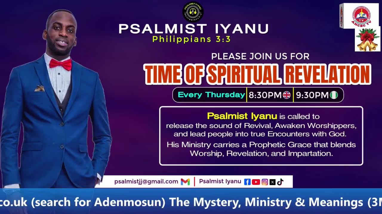 Time Of Spiritual Revelation || Psalmist Iyanu || January 29th, 2026.