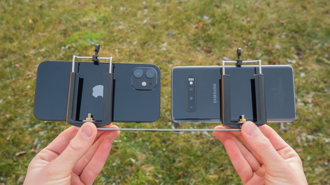 Сравнение камер Samsung Galaxy S10 и iPhone 12