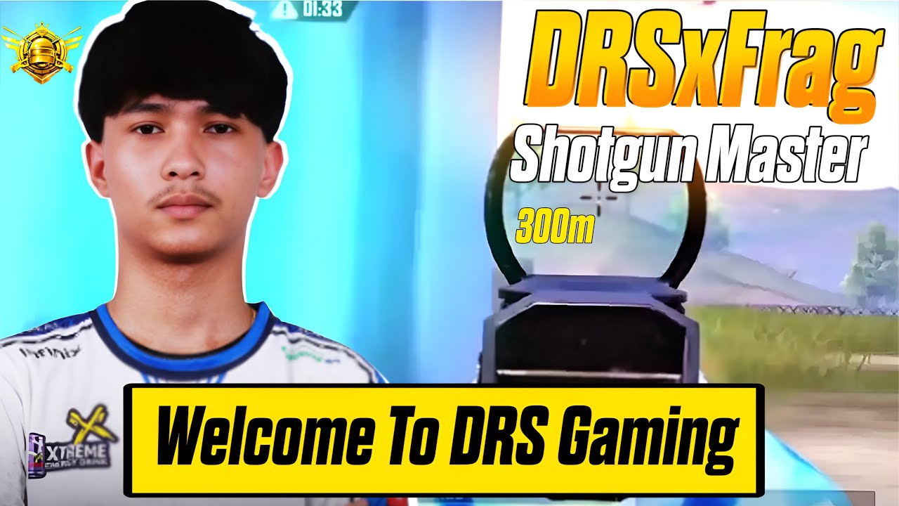 DRSxFrag New Player Of DRS | Shotgun Master🤫😱@SAKIN-00 