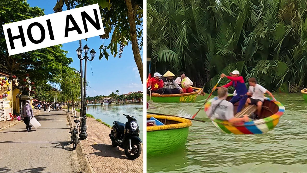 Spinning Coconut Boat Ride! | Hoi An Vlog 🇻🇳