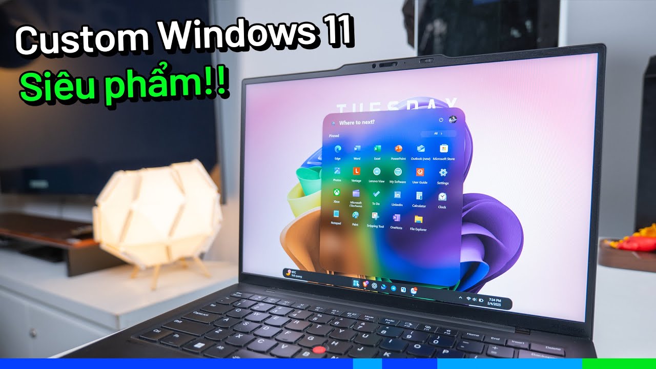 Biến Windows 11 Th&agrave;nh Si&ecirc;u Phẩm Theo Phong C&aacute;ch Tối Giản!!