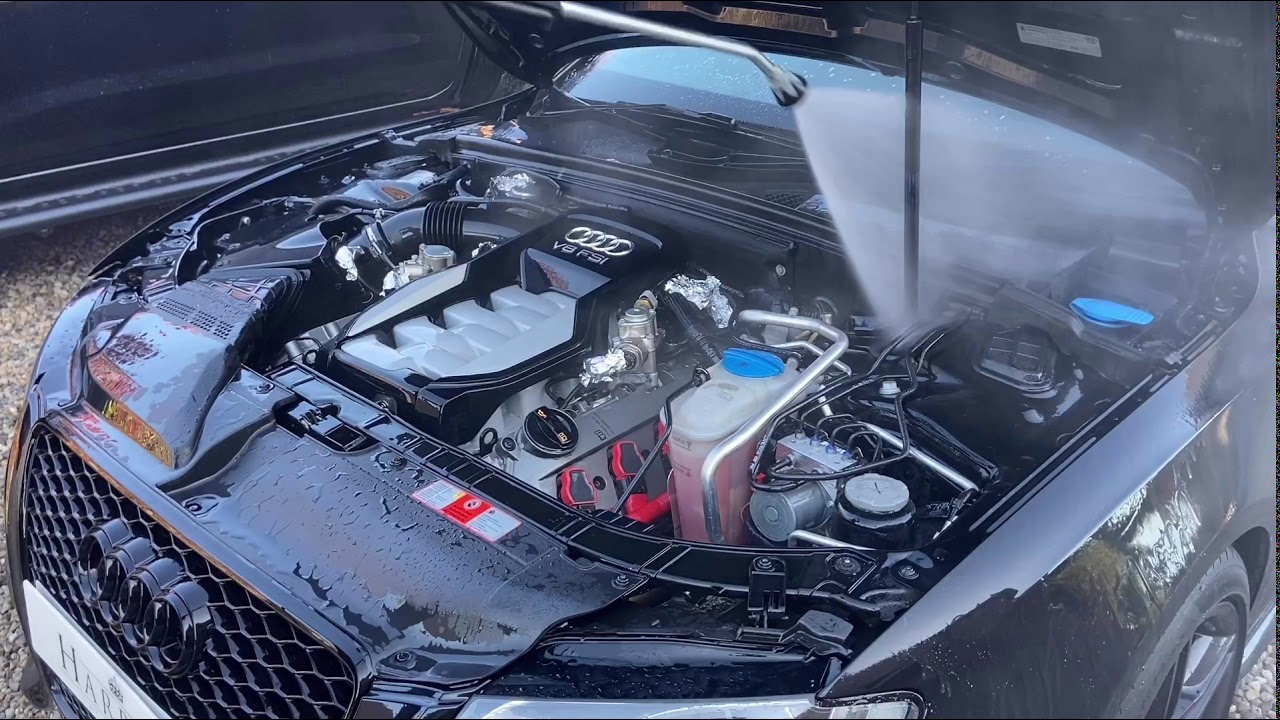 HOW TO Deep Clean your Engine Bay | AUDI S5
