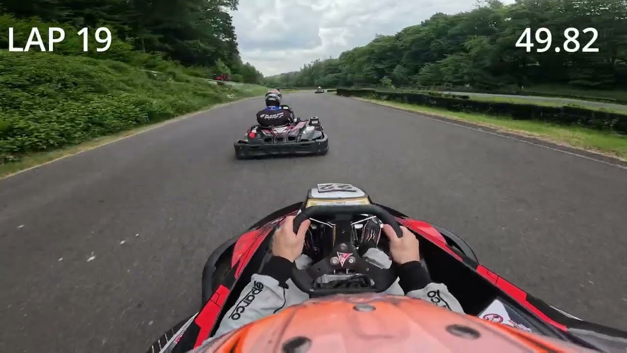 Kartrennen im Motodrom Hagen (Deutschland)  – mit Blaulicht Gießen Racing - Bestzeit 49.292
