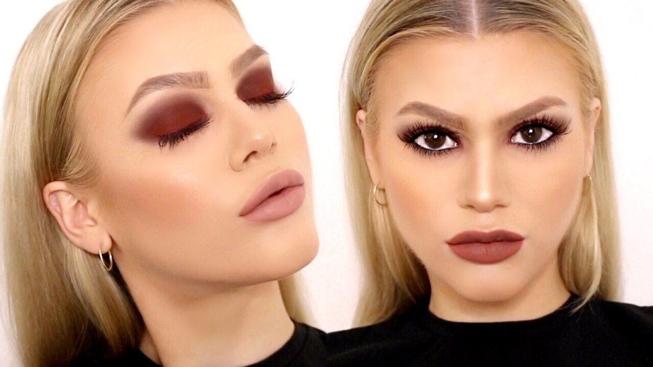 CHIT CHAT GRWM | GRUNGY GLAM AUTUMN/FALL MAKEUP  | 2 LIP OPTIONS