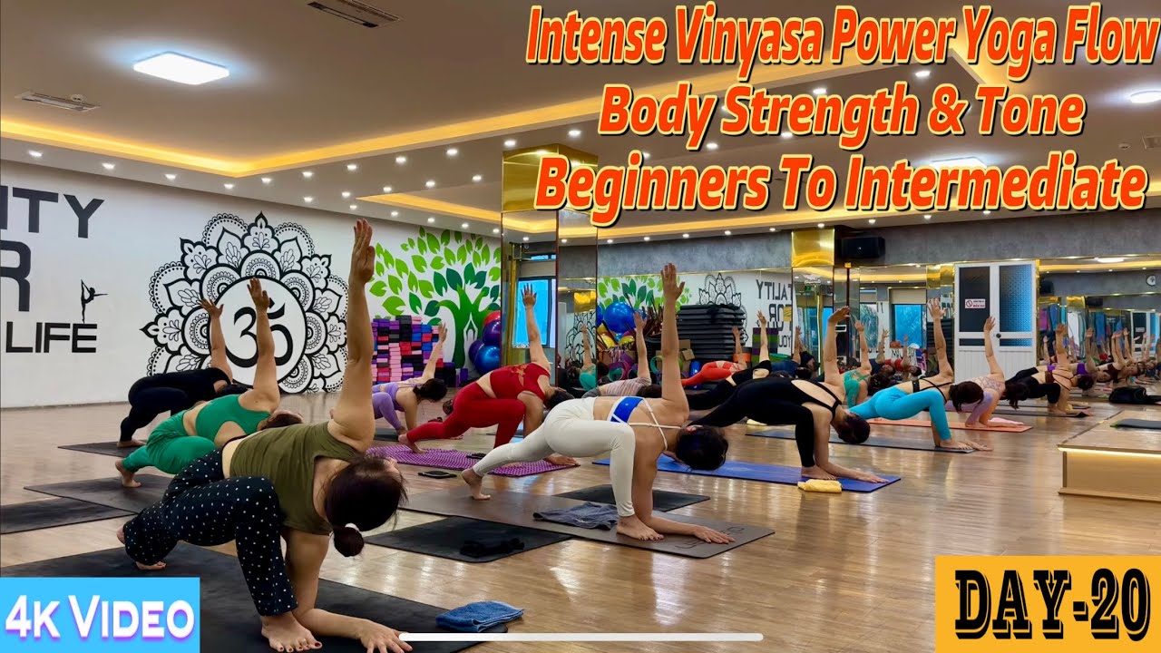 DAY-20 Intense Vinyasa Power Yoga Flow Body Strength & Tone | Master Ranjeet Singh Bhatia |