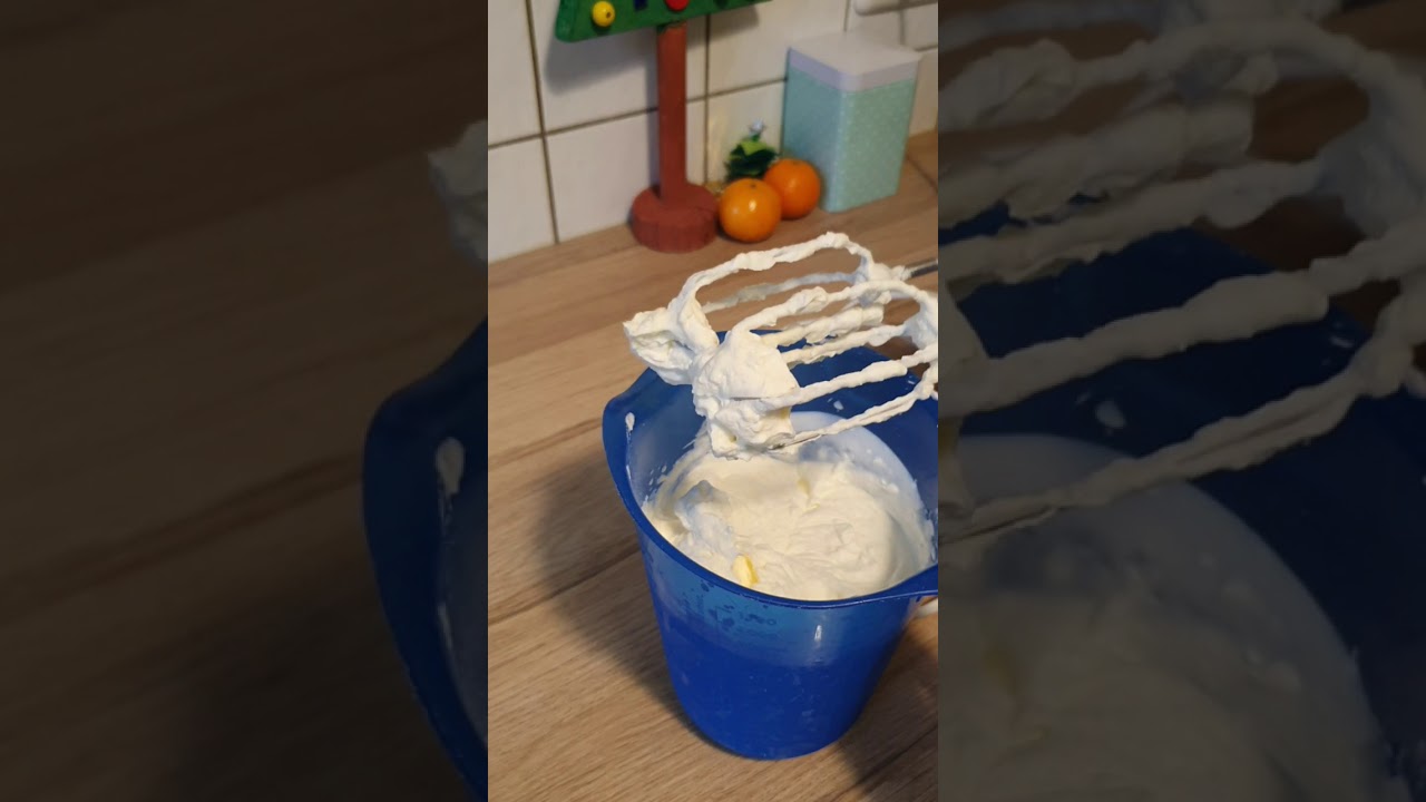 Marzipan, Maskarpone und Schlagsahne Creme/ Torten  F&uuml;llung/ leckeres Torten Creme 😋