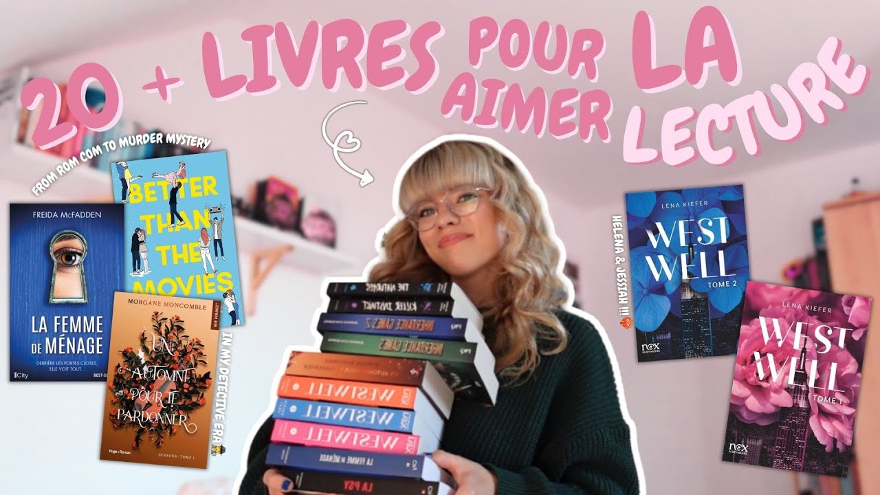 les livres qui te feront aimer la lecture !! (new romance, thrillers, murder mystery,...)