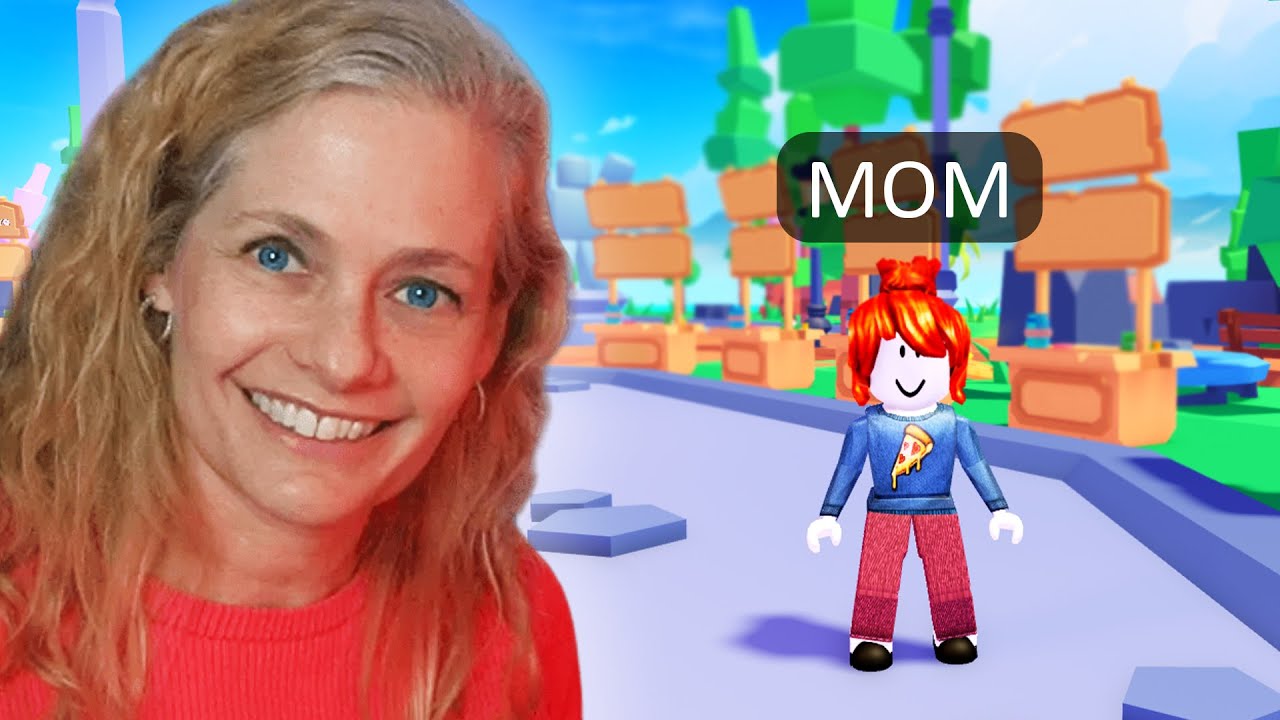 Я создал своей маме аккаунт Roblox!