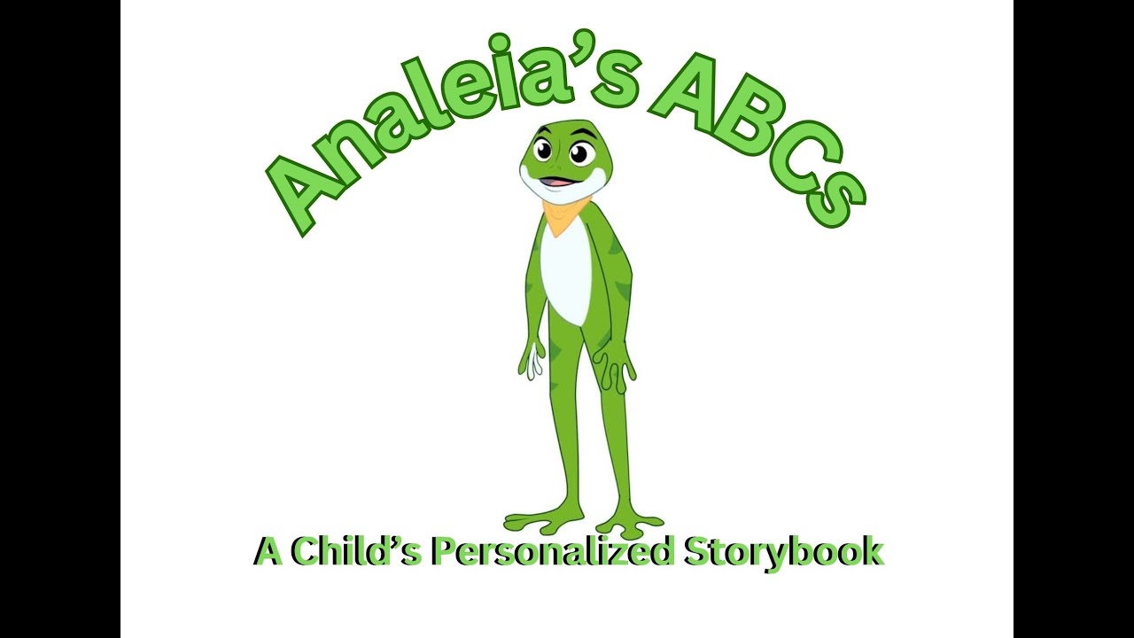 Analeia's ABC Animal Learning Storybook Personalized kids' Video
