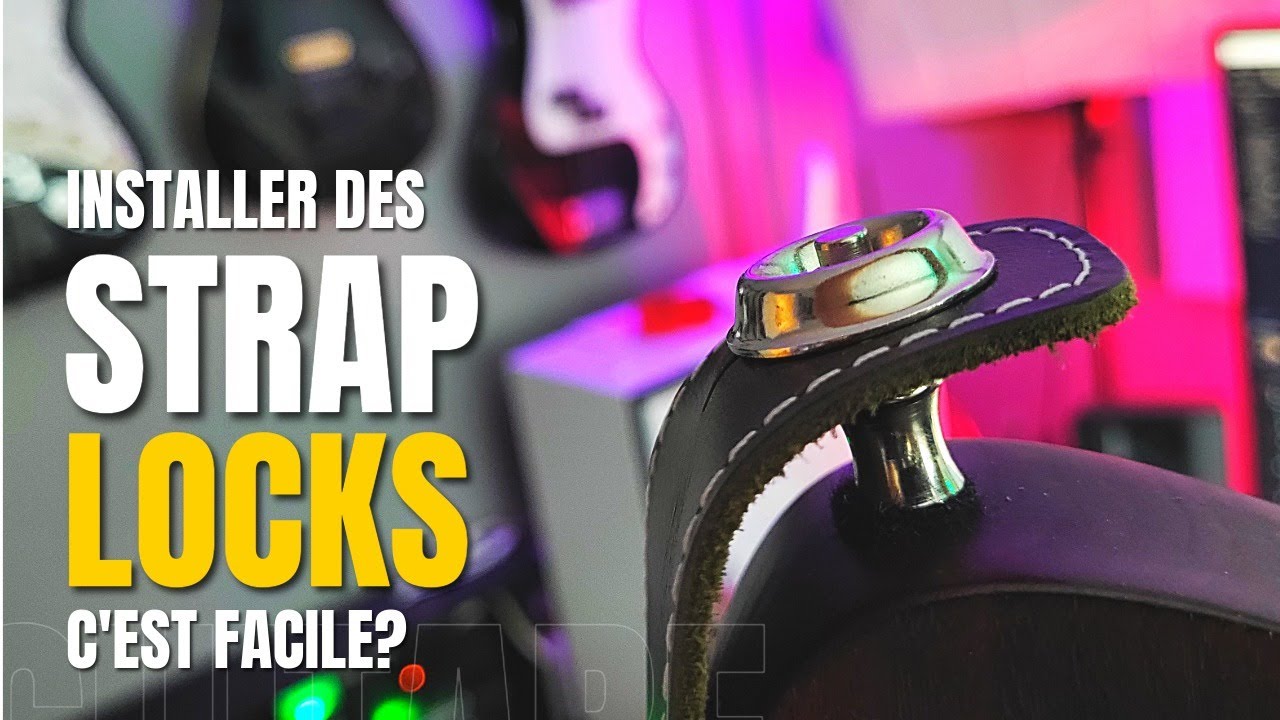 Installer des straplocks de Dunlop, c'est facile?