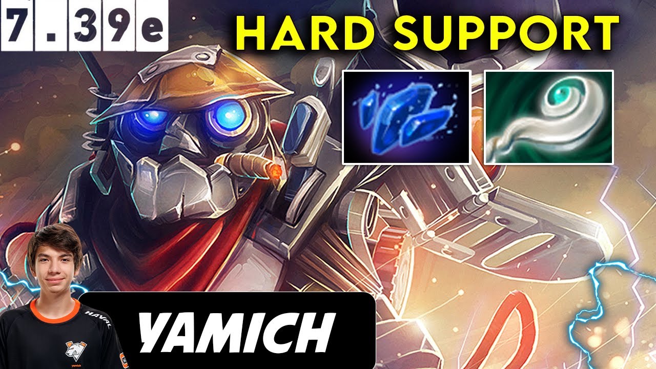 Yamich Clockwerck Hard Support - Dota 2 Patch 7.39e Pro Player Full Gameplay