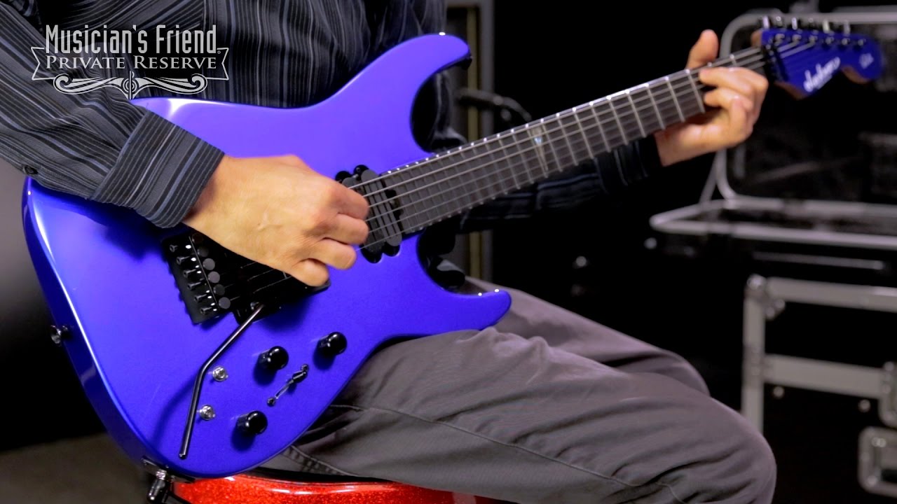 Jackson USA Signature Phil Collen PC1 Shred Electric Guitar, Sapphire Blue