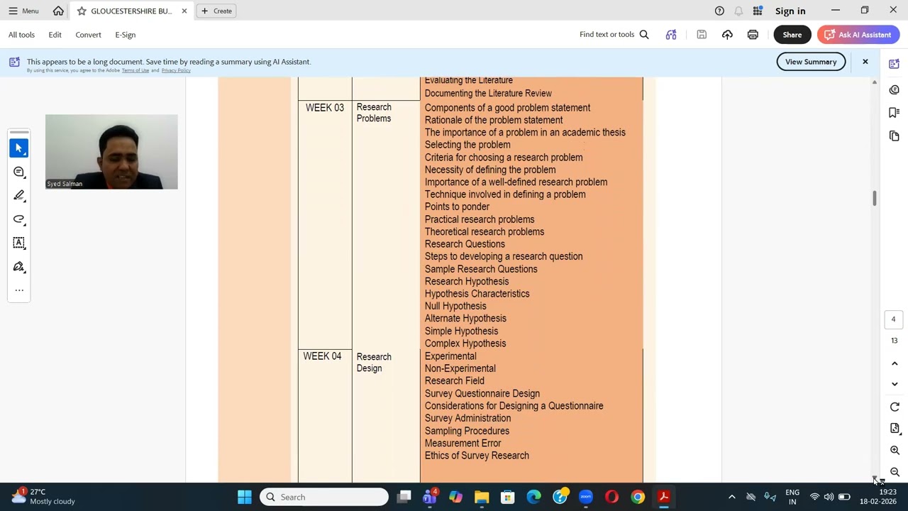 Module outline video