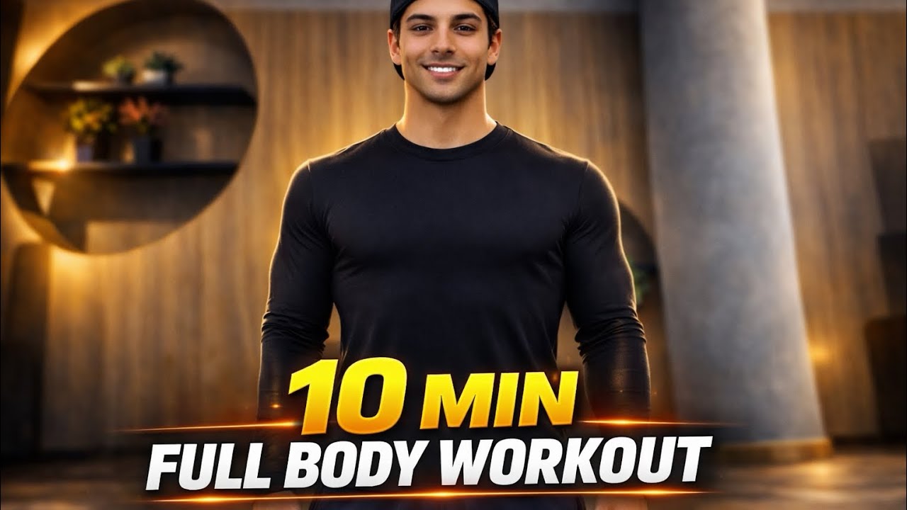 THE ONLY 10 MINUTES FULL BODY WORKOUT YOU EVER NEED - Exercise at home 🏡 