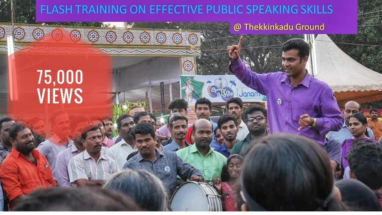 Public speaking training on road| Road training| Public speaking training|Malayalam motivation