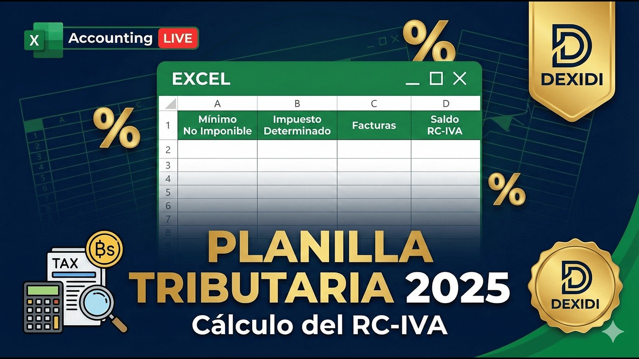 Planilla Tributaria 2025 🇧🇴 | C&aacute;lculo correcto del RC-IVA paso a paso