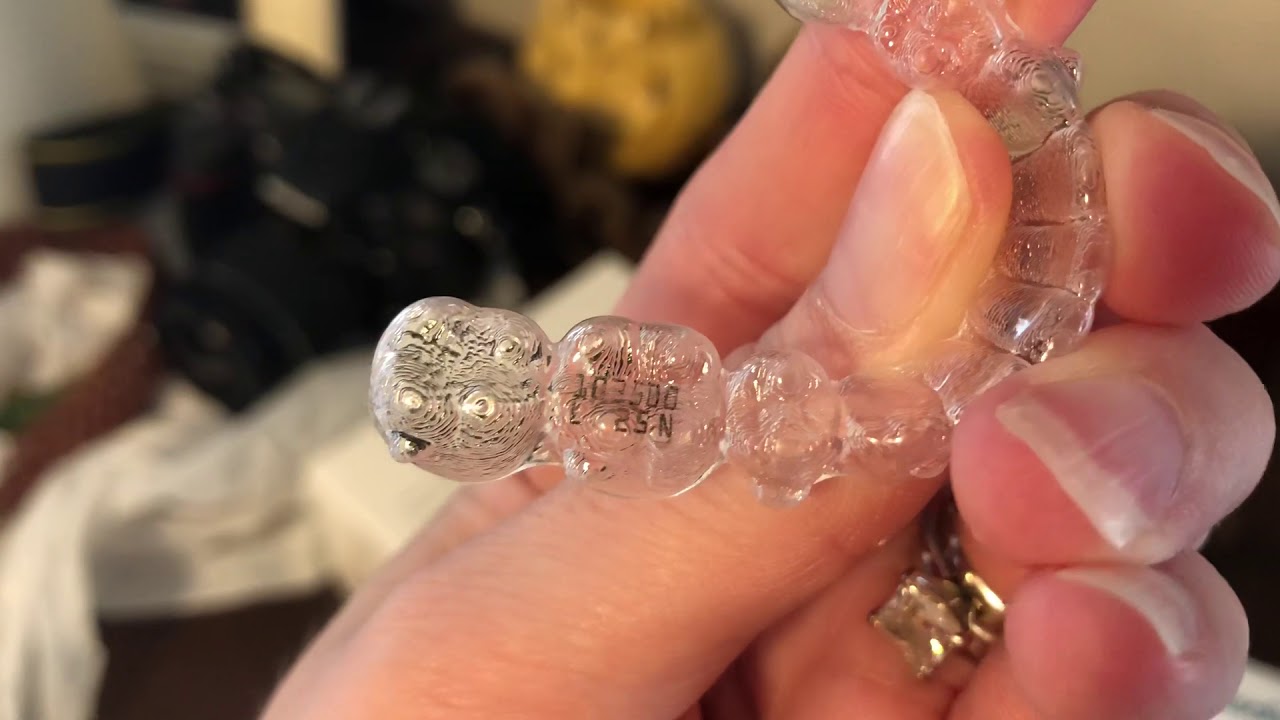 Invisalign for people with a missing tooth or teeth. Opening the box.