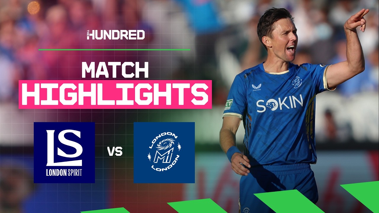 A DRAMATIC finish in the London Derby 🔥| London Spirit v MI London Highlights