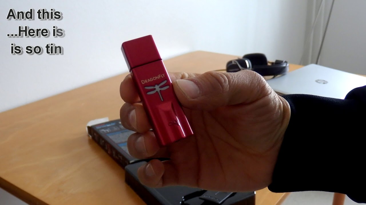 Audioquest Dragonfly red unboxing and review and connecting with mobile and laptop