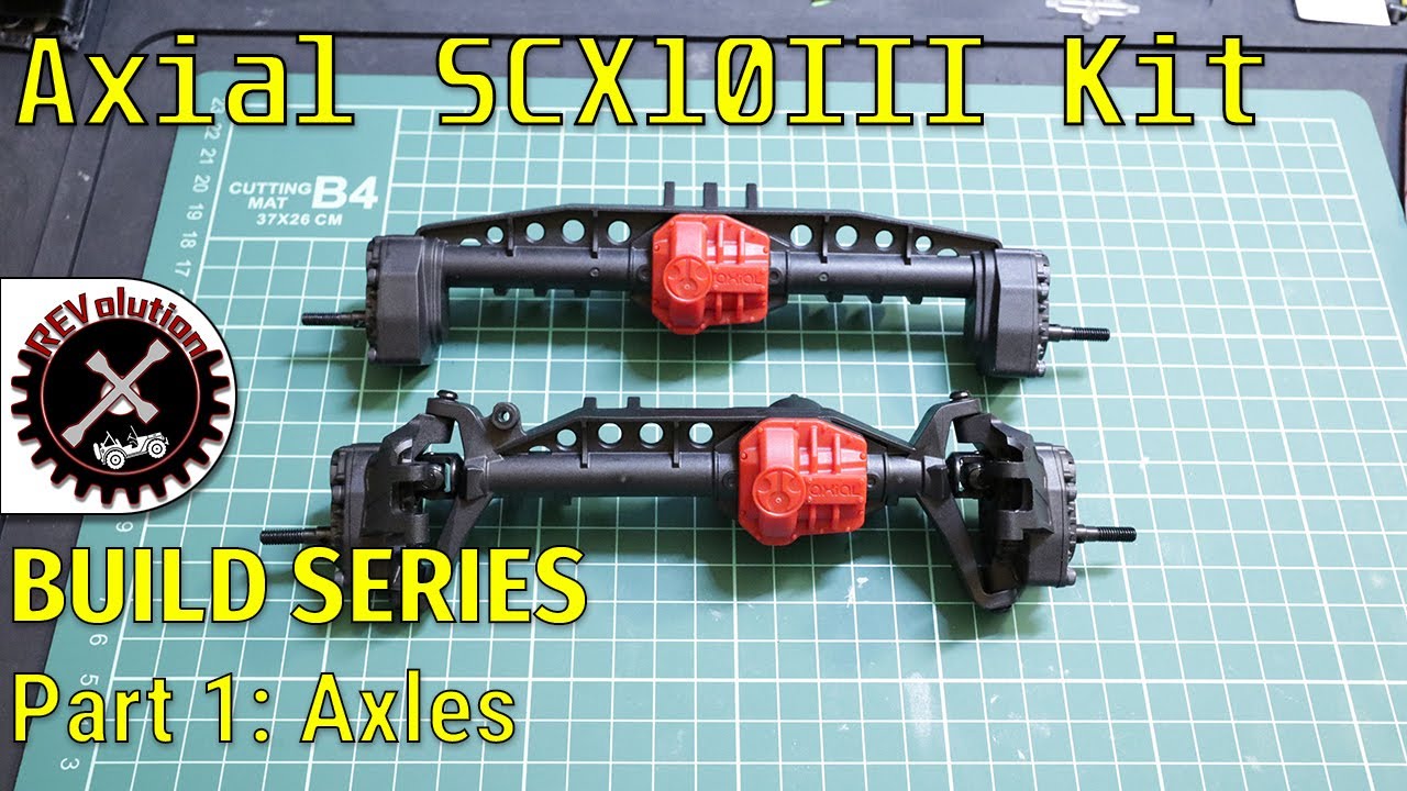 Axial SCX10III Jeep JLU Kit Build Series - Part 1 - Axles