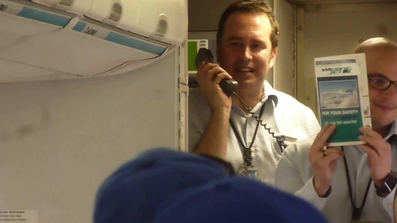 Hilarious @Westjet cabin crew #yvr #yeg