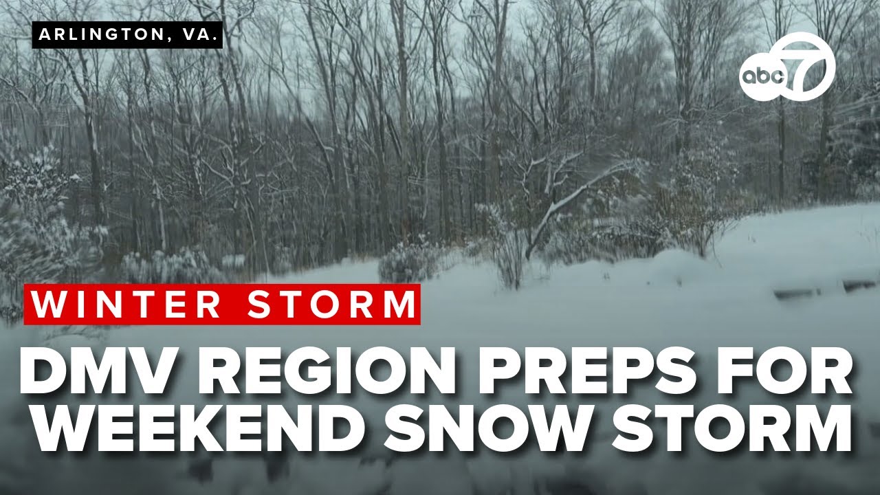 WEATHER COVERAGE | DMV region prepares for 'Weekend Wrecker' snow storm