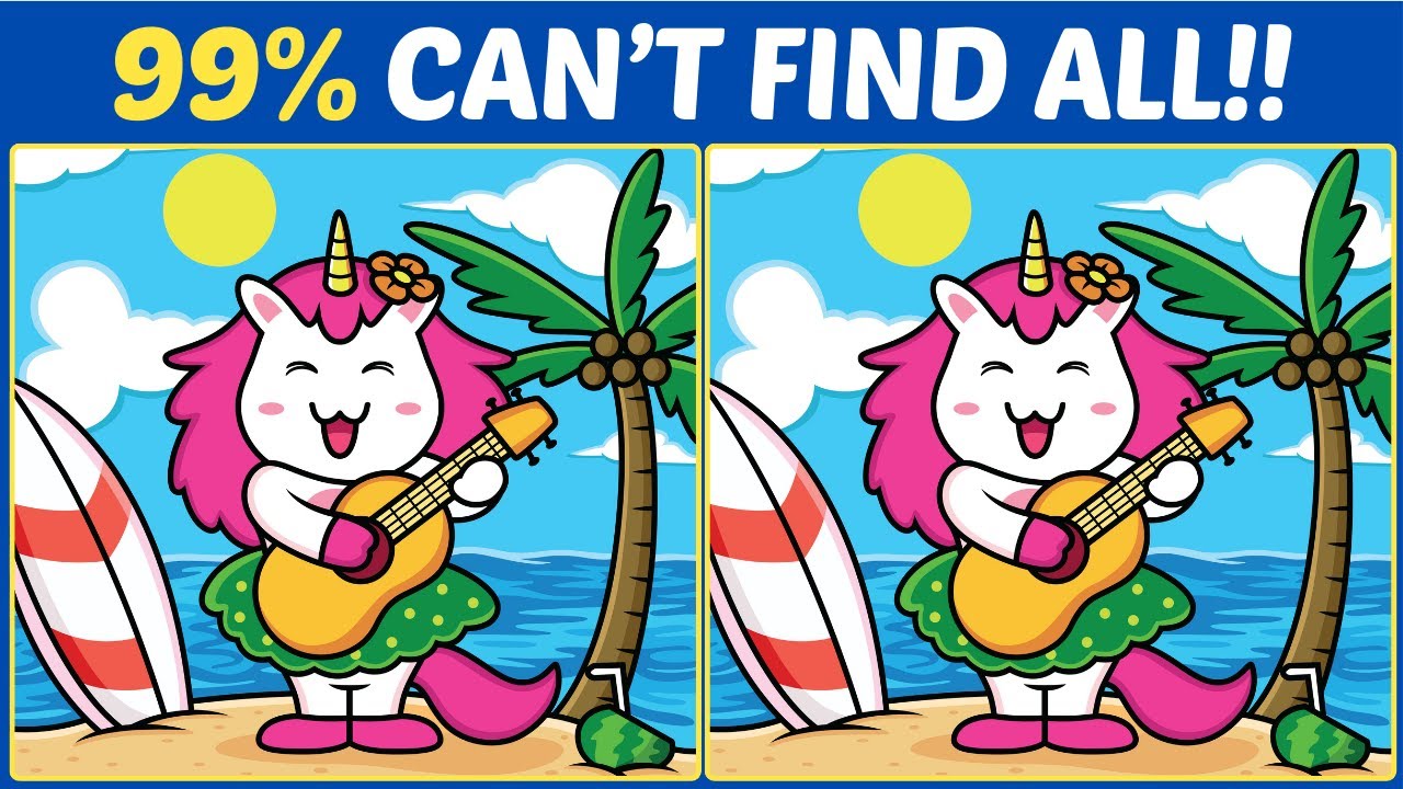 【Spot the difference】⚡️Quick and Enjoyable 90s Brain Workout!!【Find the difference】