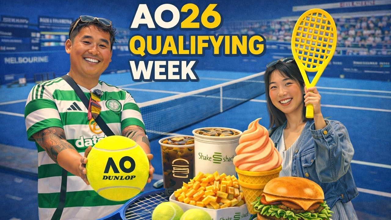 We Spent a Day at AO Qualifying Week🎾 | Tennis, Shake Shack & Shopping | Cherrie & Keno in Melbourne