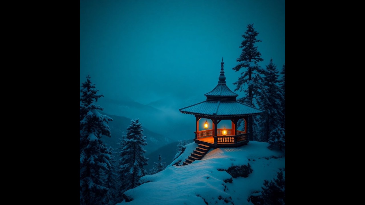 Chinese Lofi Night ❄️ — Mountain Beats to Study & Relax
