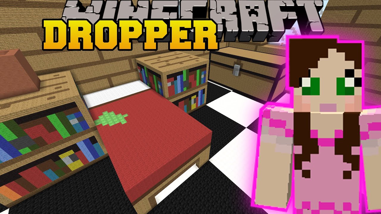 Minecraft: ГИГАНТСКИЙ ДОМ-ПРИСТАВЩИК! - TALLCRAFT DROPPER - Пользовательская карта [12]