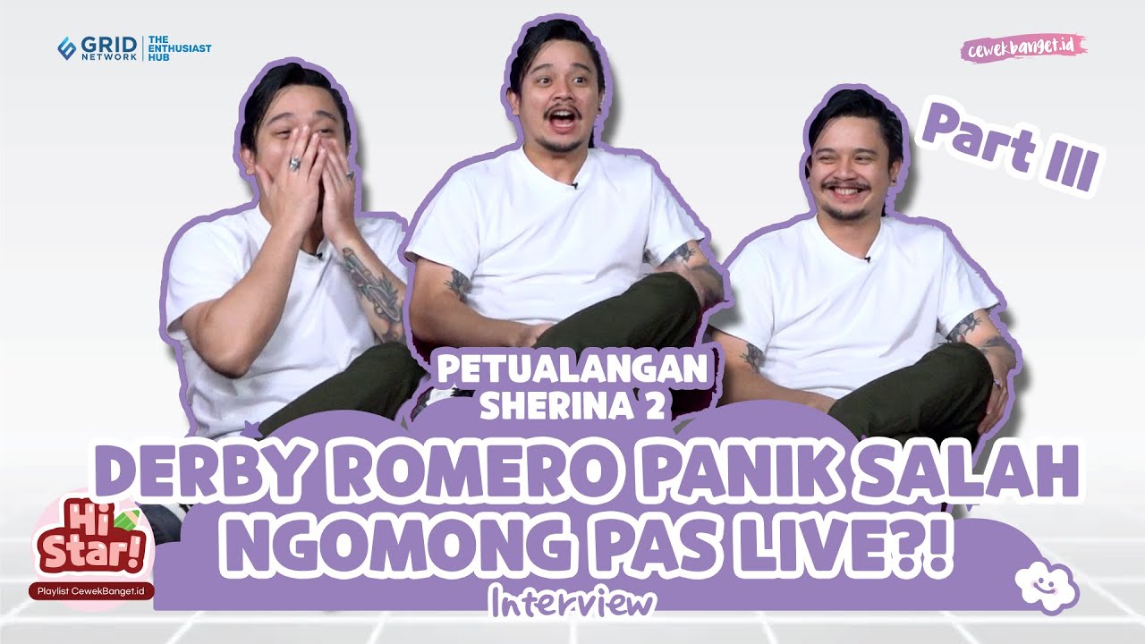 LUPA KALAU LAGI LIVE! DERBY PANIK SALAH NGOMONG?! - Petualangan Sherina 2 - Interview 3