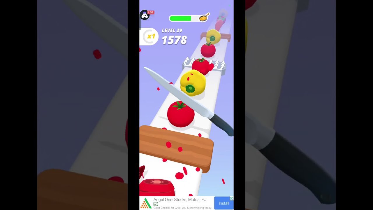 Perfect Slices 🍅Furit Cutting Part 6#shortlive#live#fruitcutting