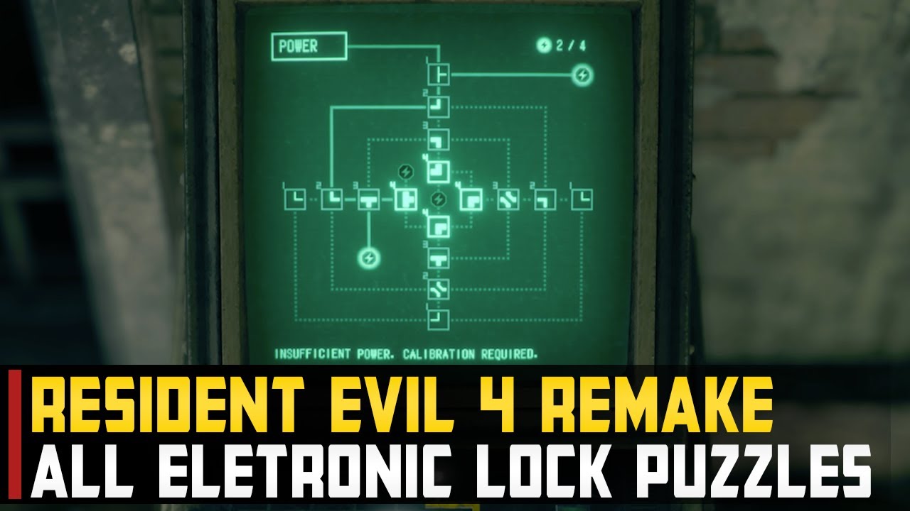 All Eletronic Lock Terminal | Resident Evil 4 Remake