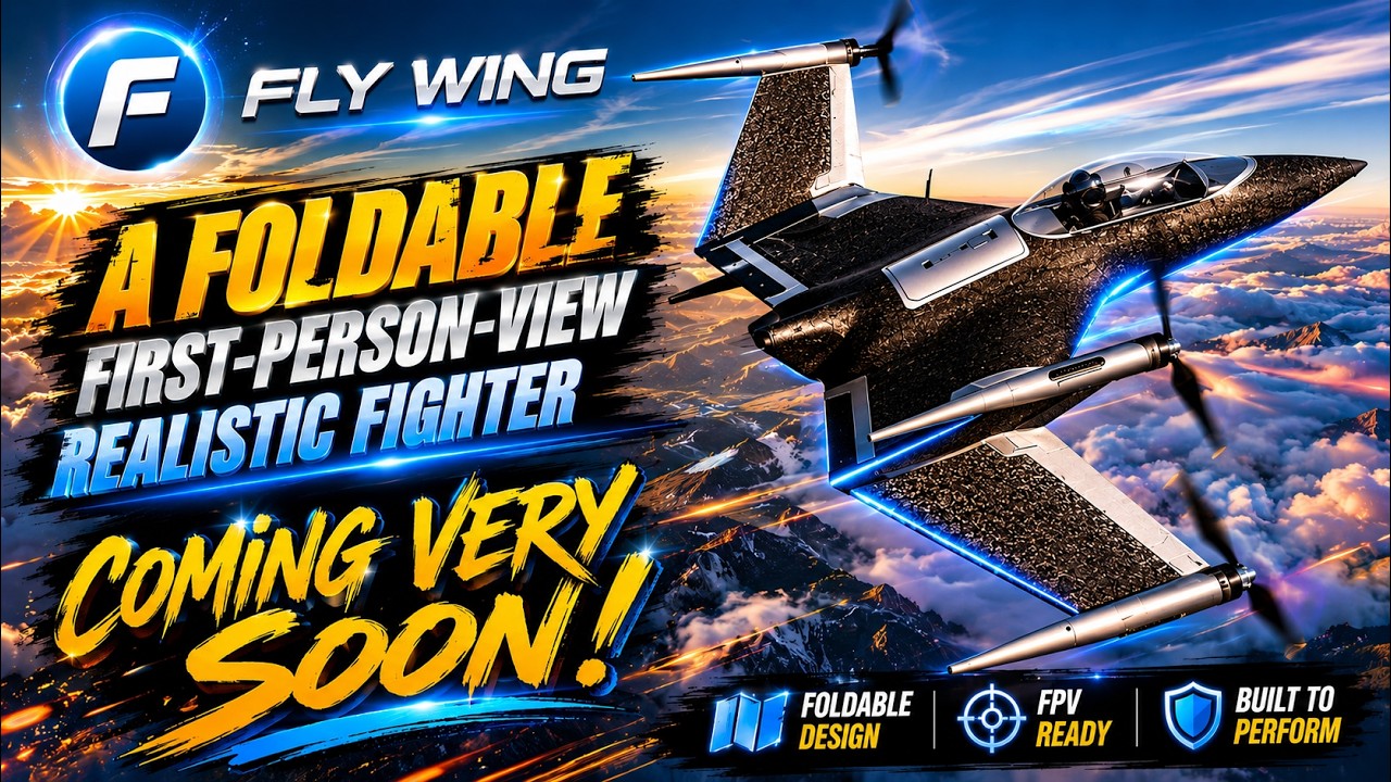 Предварительный просмотр нового истребителя FPV VTOL X-WING от FLYWING #flywing #fpvflying